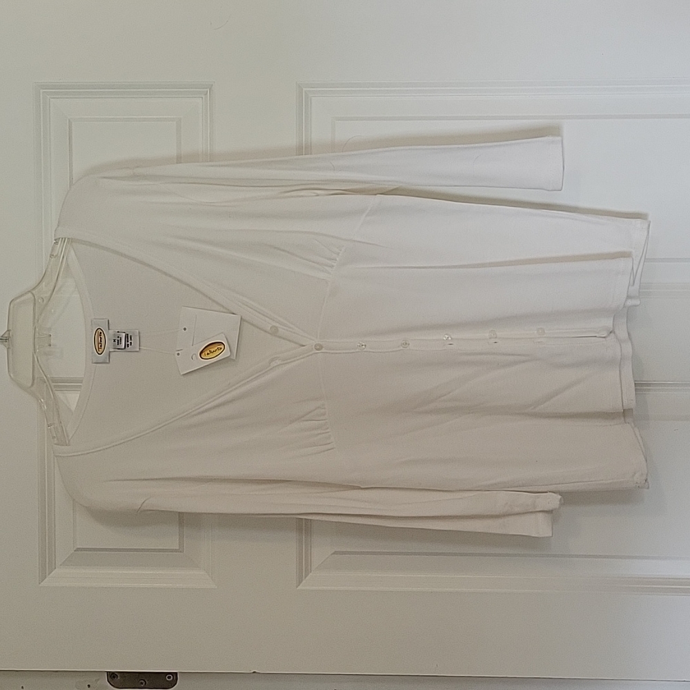Cute Talbots Button Front Top-size M